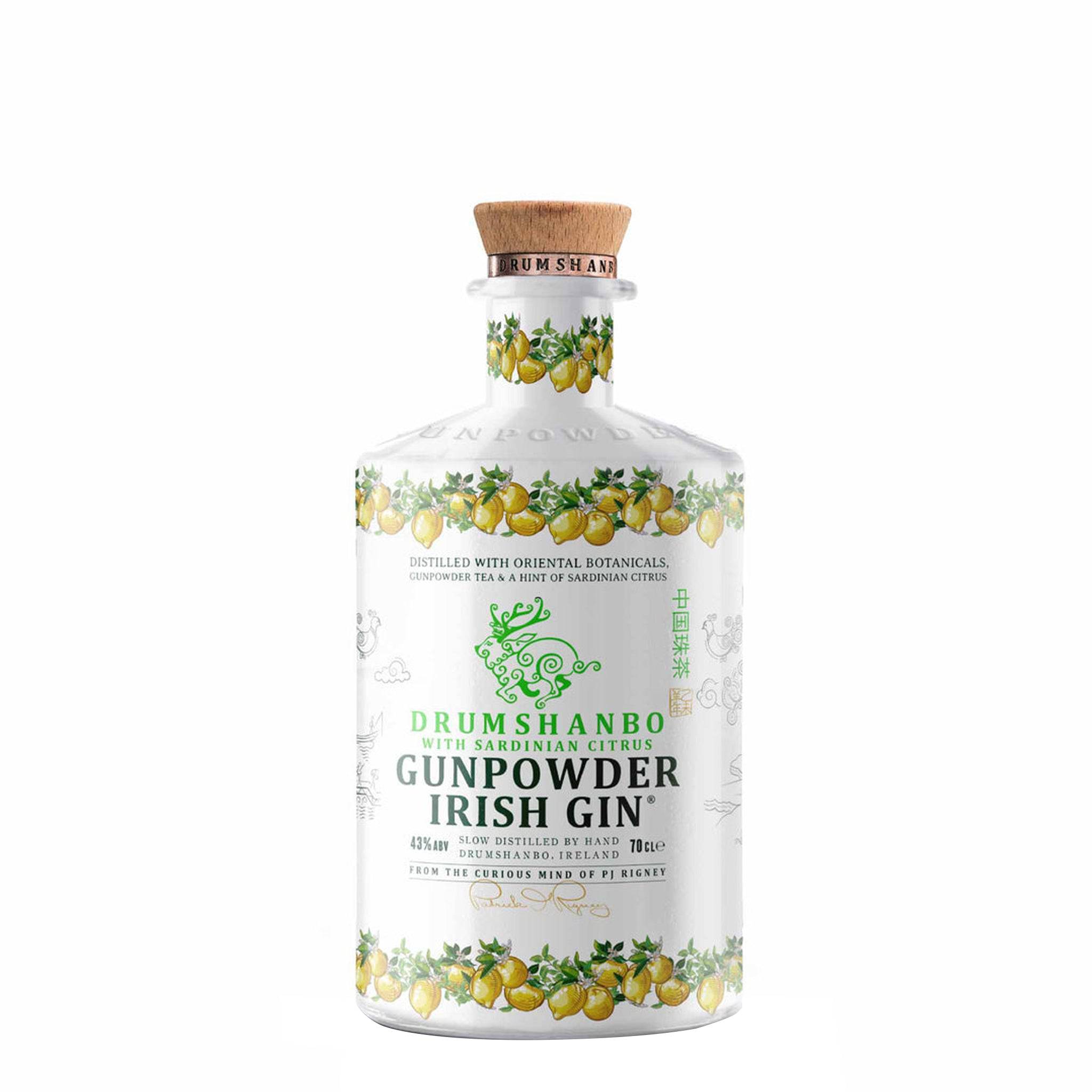 Drumshanbo Gunpowder Sardinian Citrus Ceramic Gin | Spiritly | Gin