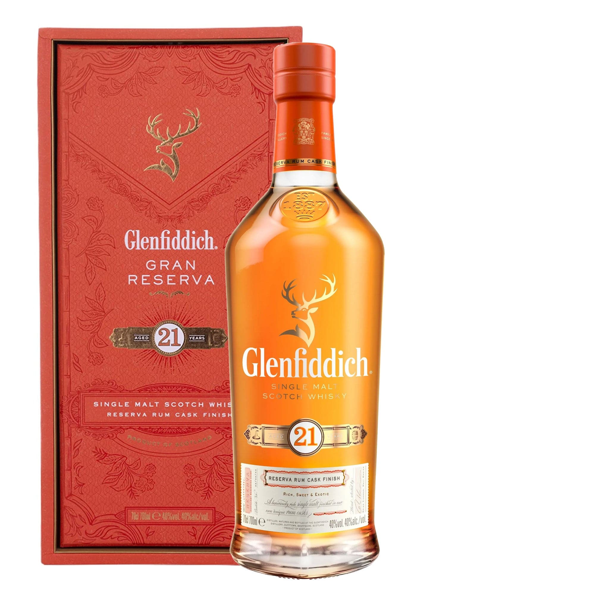 Glenfiddich 21 Year Old Single Malt Whisky 750ml