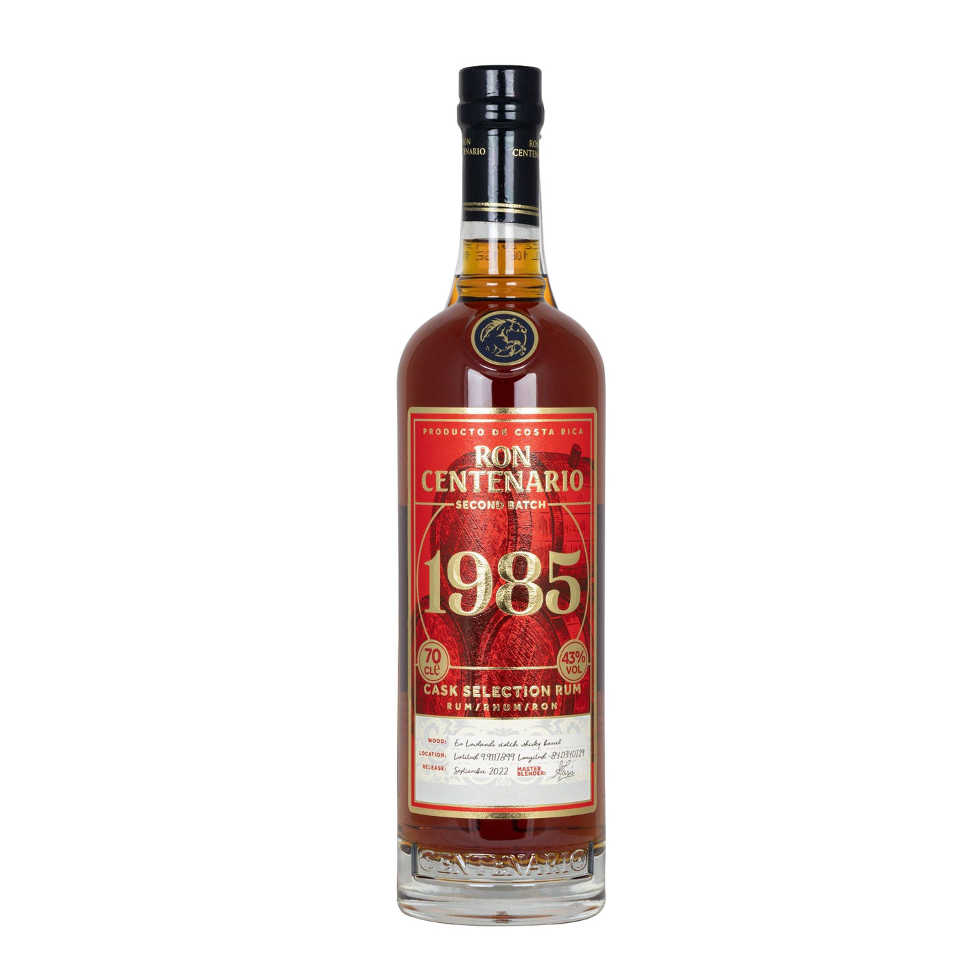 Ron Centenario 1985 Cask Selection Rum - Spiritly UK