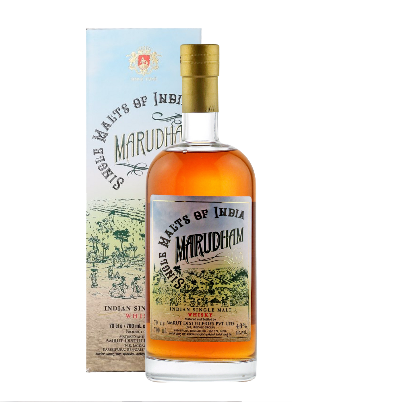 Amrut Single Malts of India Marudham Whisky - Spiritly UK