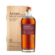 Arran 25 Years Non-Agency Whisky bottle with label, showcasing a rich amber color and elegant packaging.