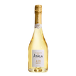 Bottle of Ayala Blanc de Blancs sparkling wine with elegant label, showcasing the premium Ayala brand and clear glass bottle.