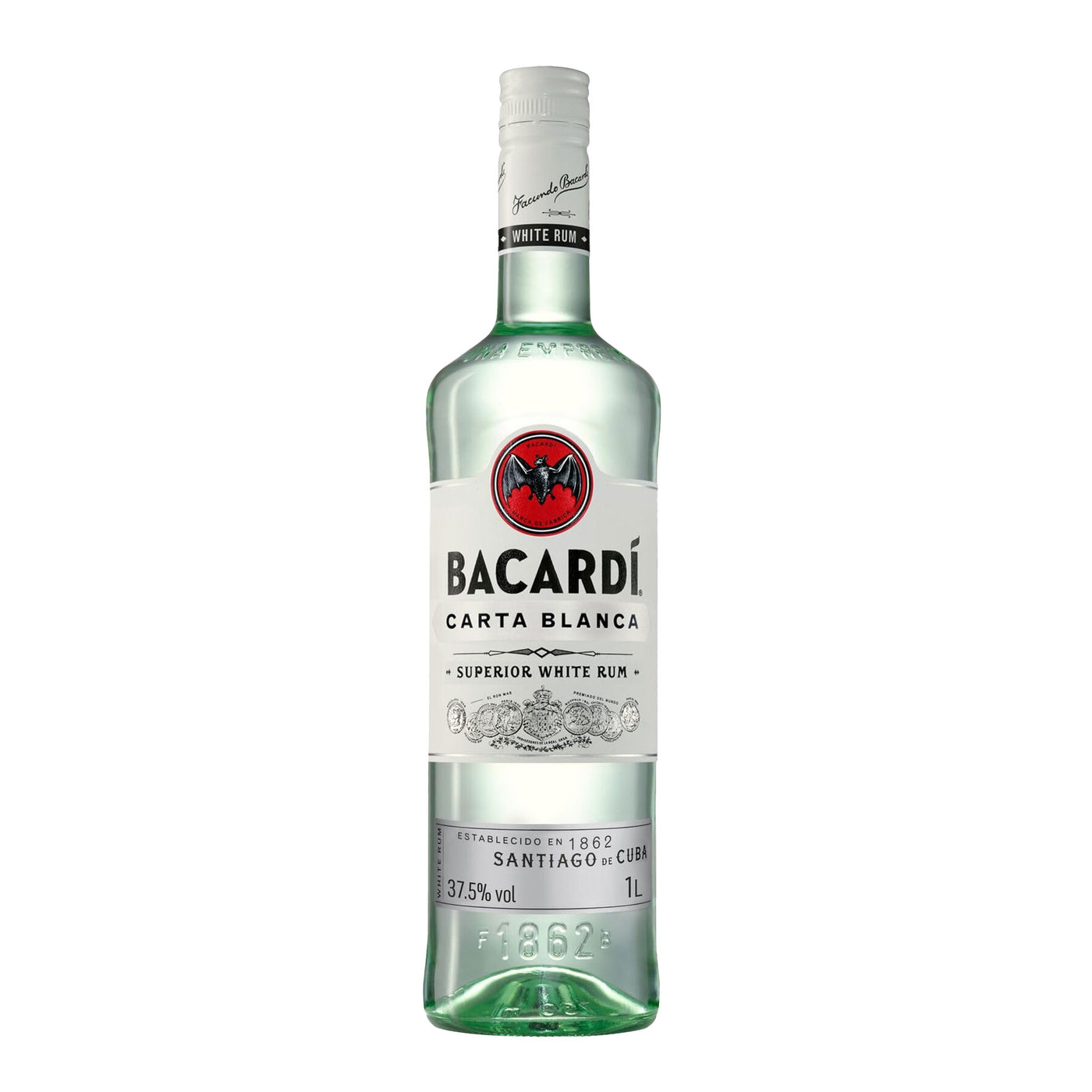 Bacardi Carta Blanca Rum 1L