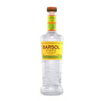 Barsol Mosto Verde Italia Pisco, non-agency clear spirit in a glass bottle with a white label, showcasing its aromatic profile.