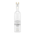 Belvedere Organic Vodka 1L bottle, clear glass with label, showcasing premium non-agency vodka from Poland.