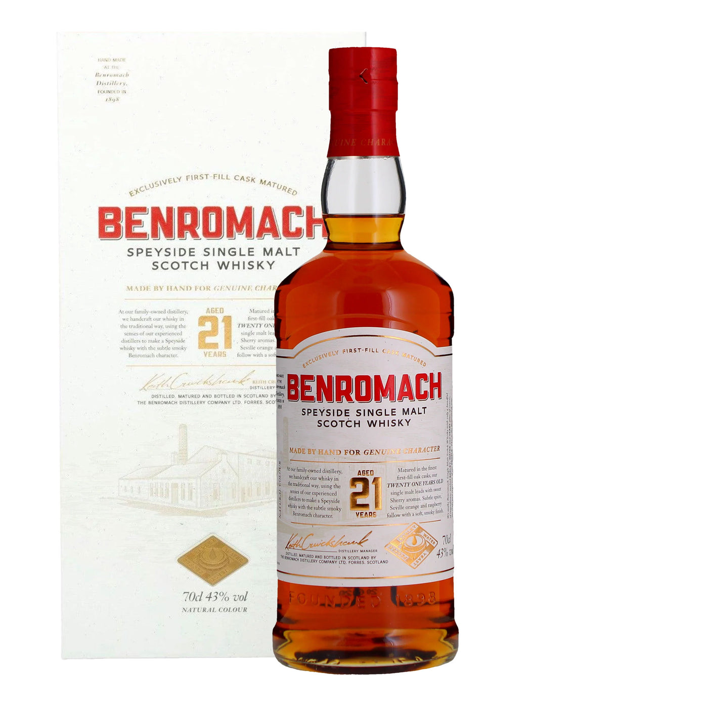 Benromach 21 Years Whisky