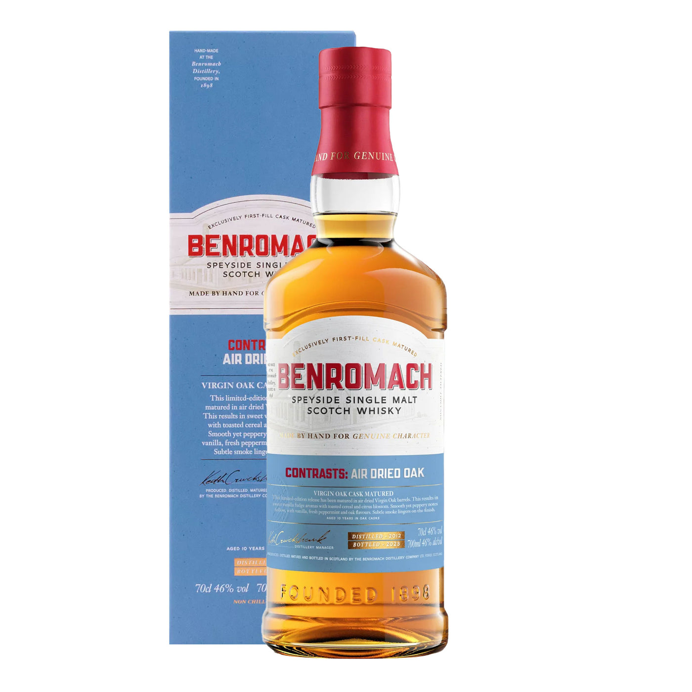 Benromach Contrasts Air Dried 10 Year Whisky