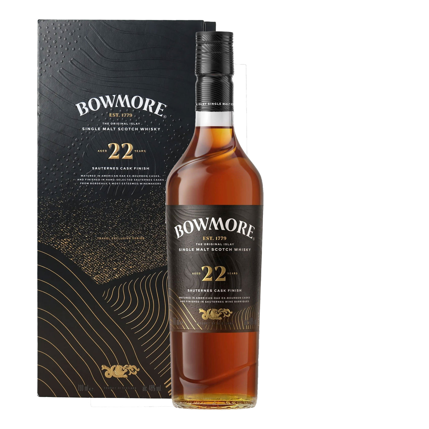 Bowmore 22 Years Sauternes Cask Finish Whisky - Spiritly UK