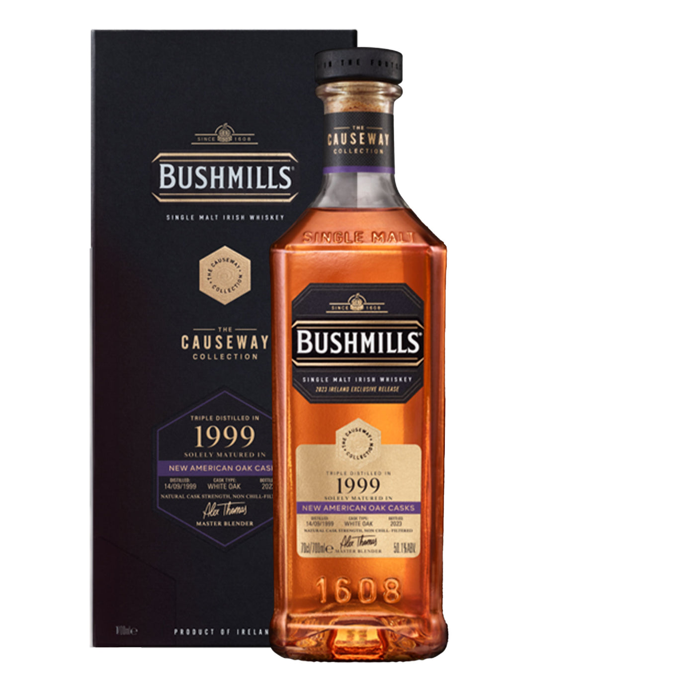 Bushmills Causeway Collection 1999 American Oak Whiskey