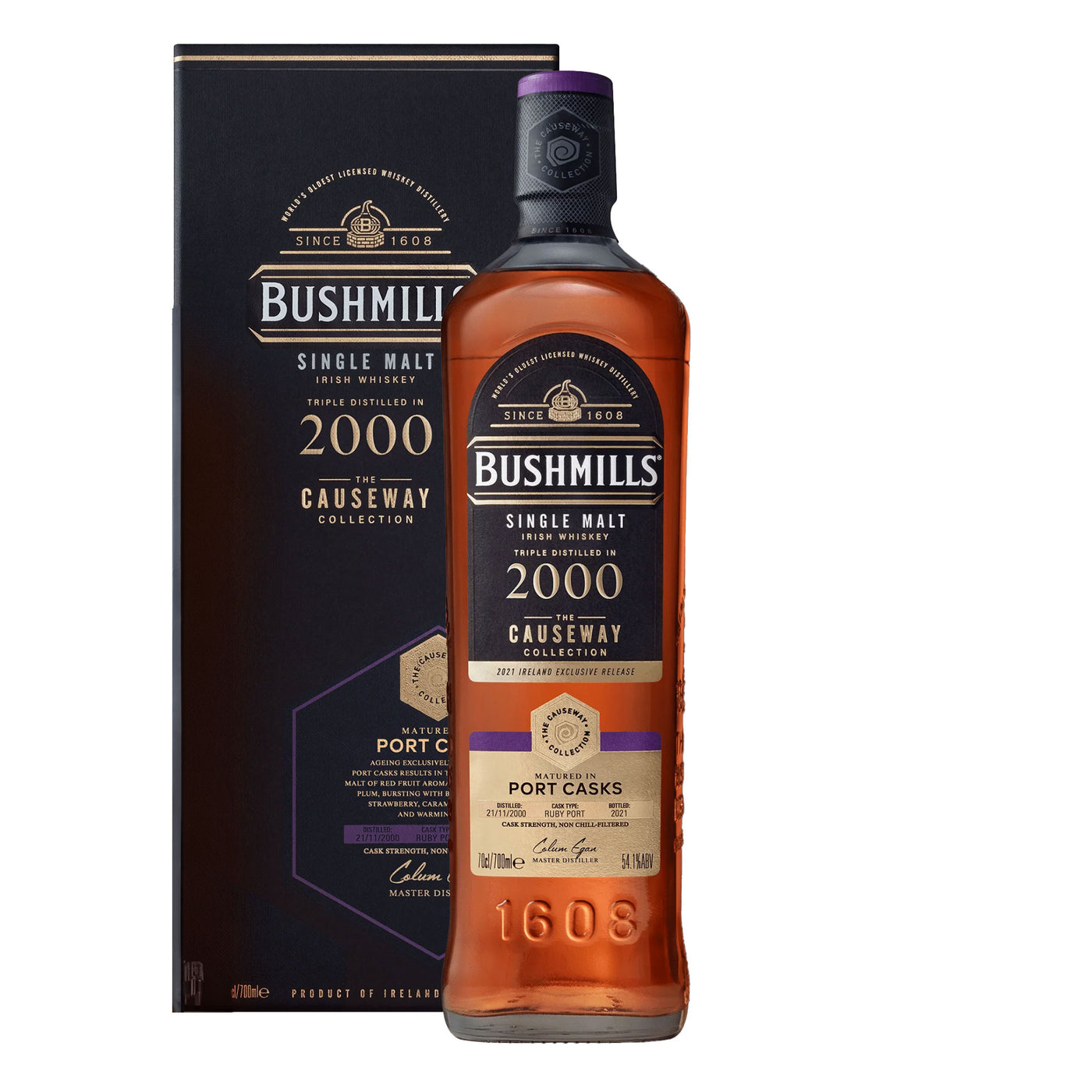 Bushmills Causeway Collection Port Cask 2000 Whiskey