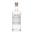 Bottle of Dos Hombres Joven Mezcal by Don Hombres, showcasing the clear spirit in a sleek glass bottle with a label.