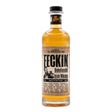Bottle of Feckin Whiskey, Spiritly UK's non-agency whisk(e)y featuring a distinctive label and amber-colored liquid inside.