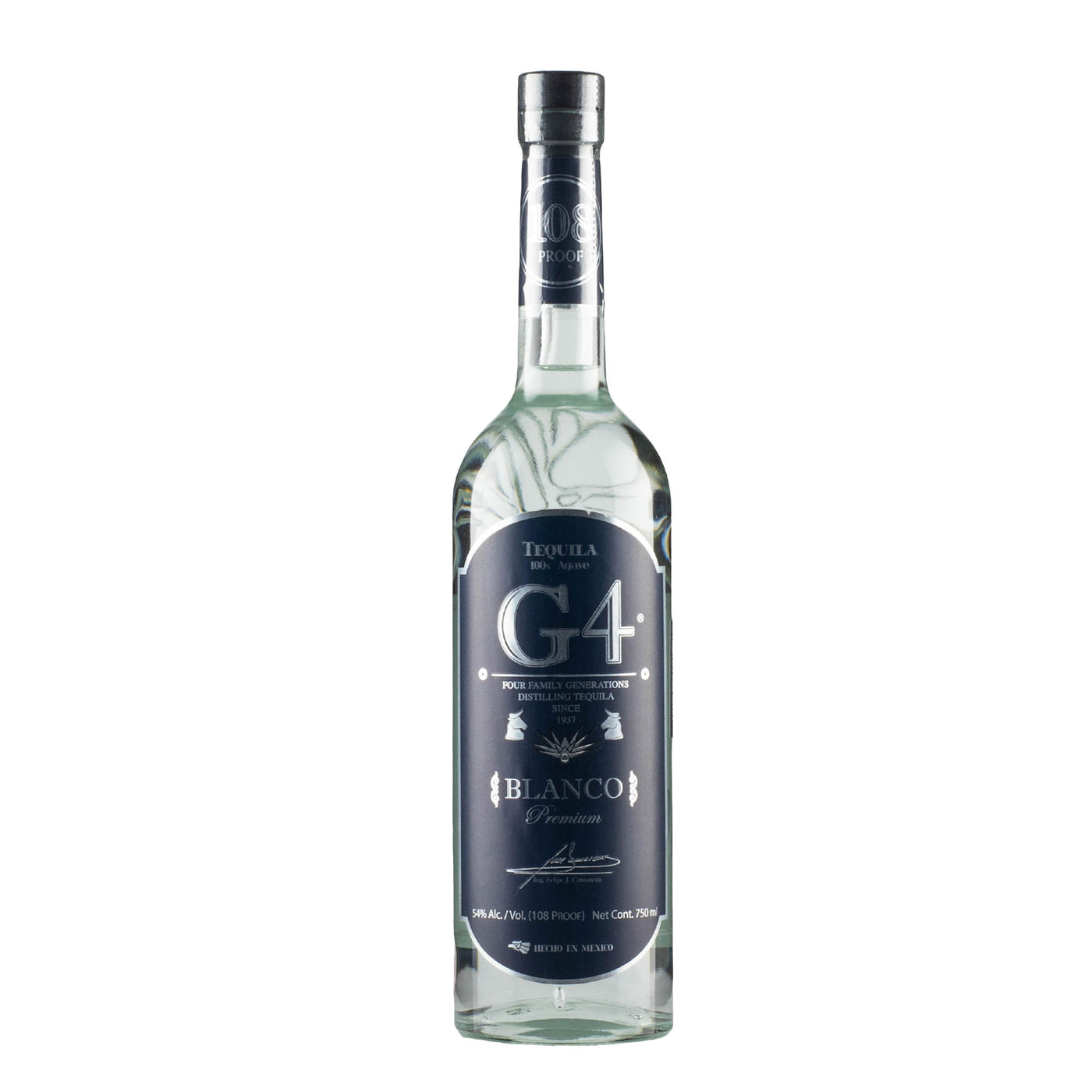 G4 Blanco 108 Proof Tequila