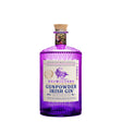 Drumshanbo Gunpowder Italian Fig & Laurel Gin bottle featuring a sleek label with botanical illustrations.