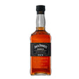 Bottle of Jack Daniel's Bonded Whiskey with embossed label and amber liquid in a clear glass bottle.