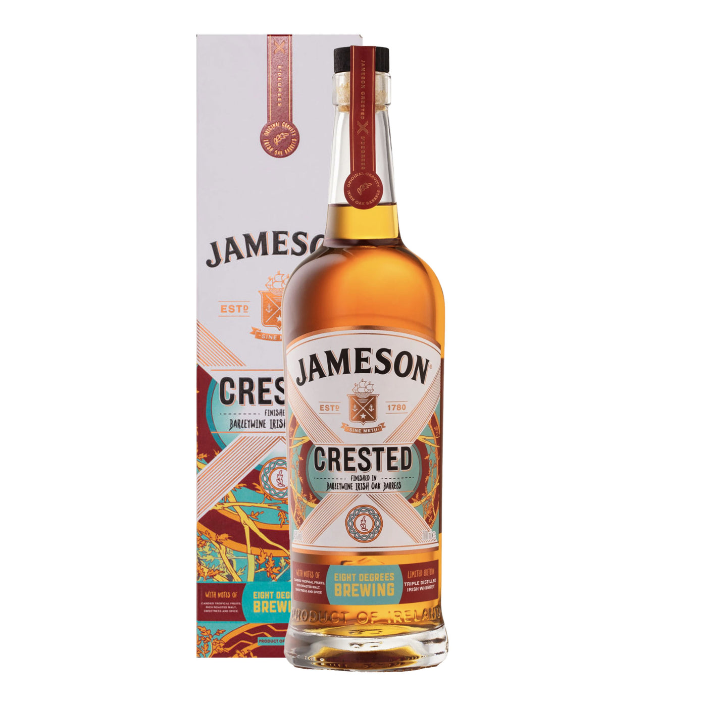 Jameson Crested 8 Degrees Barleywine Whiskey - Spiritly
