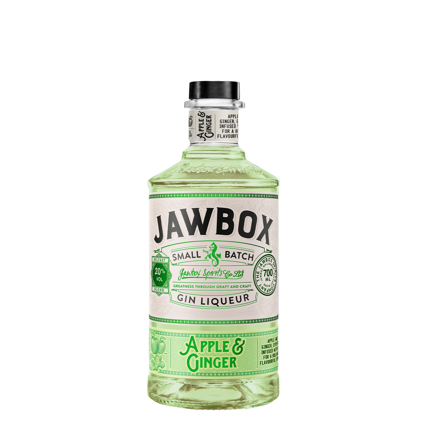 Jawbox Apple & Ginger Gin Liqueur - Spiritly UK