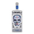 Clear bottle of Kah Blanco Tequila with white label, showcasing the smooth, transparent spirit inside.