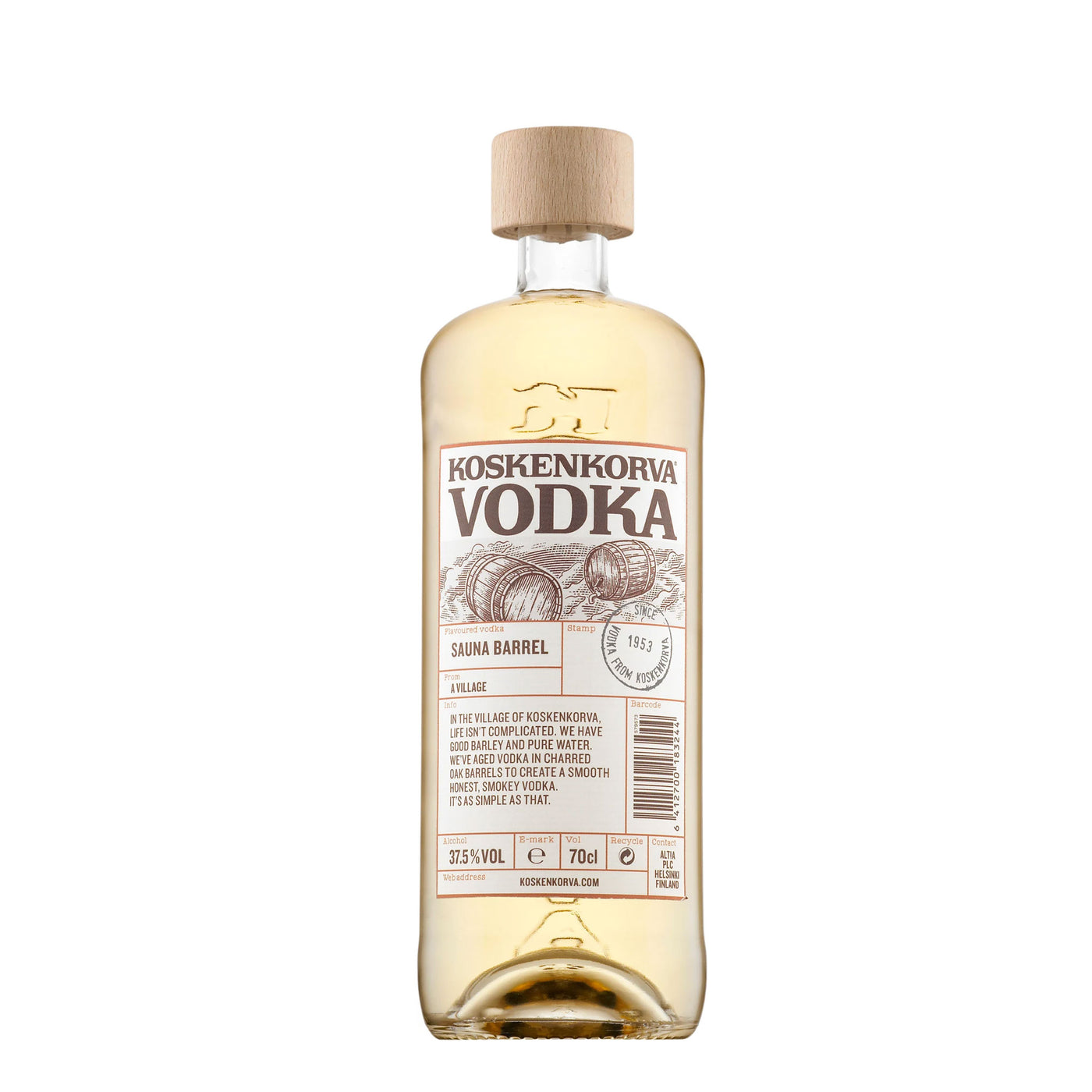 Koskenkorva Sauna Barrel Vodka - Spiritly