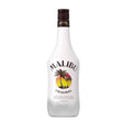 Bottle of Malibu Original Liqueur with pineapple and coconut flavor, featuring the Malibu brand label and tropical-themed design.
