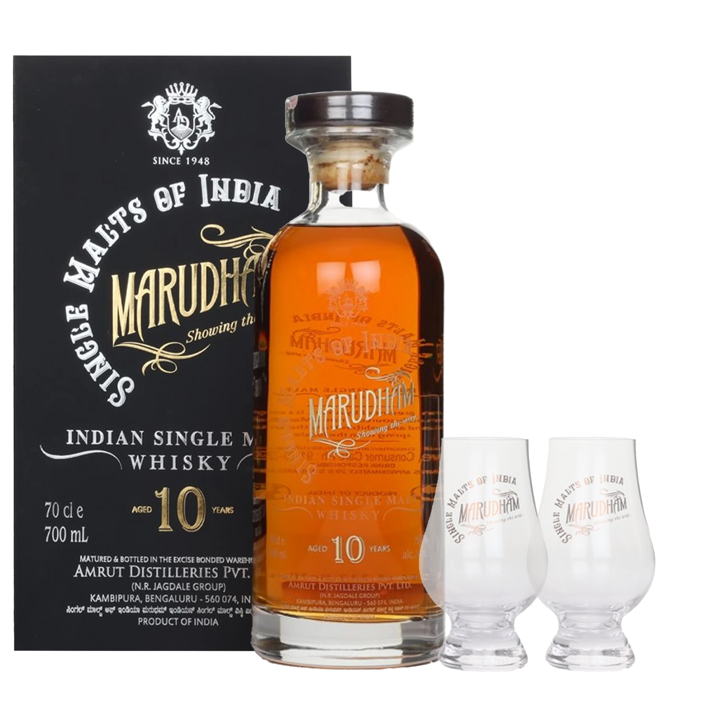Amrut Single Malts of India Marudham 10 Years Whisky - Spiritly UK