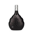 Bottle of Meukow 90 Proof Non-Agency Cognac with a distinctive label and dark glass bottle.
