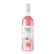 Pacific Pink White Zinfandel from Pattison & Co Wine, featuring a rose wine bottle with a pink and white label design.