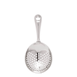 Stainless steel Premium Julep Strainer with mirror finish by Spiritly UK, ideal for bar cocktail straining and mixing.