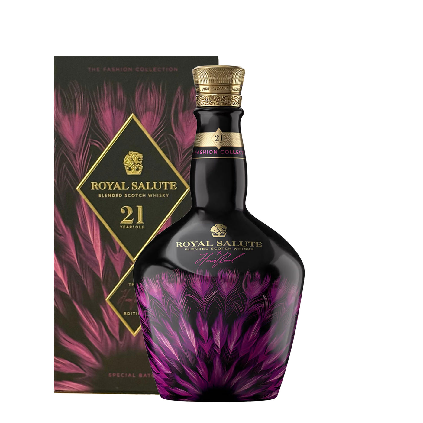 Royal Salute 21 Years Harris Reed Pink Edition Whisky - Spiritly UK