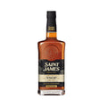 A bottle of Saint James VSOP Rhum, a non-agency rum with a clear label and dark glass bottle, on a neutral background.