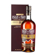 Bottle of Isle of Skye 18 Years non-agency whisky with label showing distillery details and dark amber liquid inside.