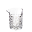 Sokata 500ml mixing glass from Spiritly UK, clear glass with measurement markings, ideal for bartending and cocktail mixing.