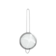 Stainless steel mesh cone strainer by Spiritly UK, used for filtering liquids in professional bartending and mixing applications.