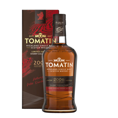 Tomatin 17 Years Sherry Pedro Ximenez Whisky - Spiritly UK
