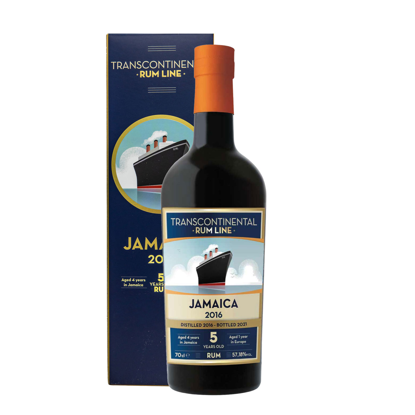 Transcontinental Rum Line Jamaica 2016 5 Years Rum