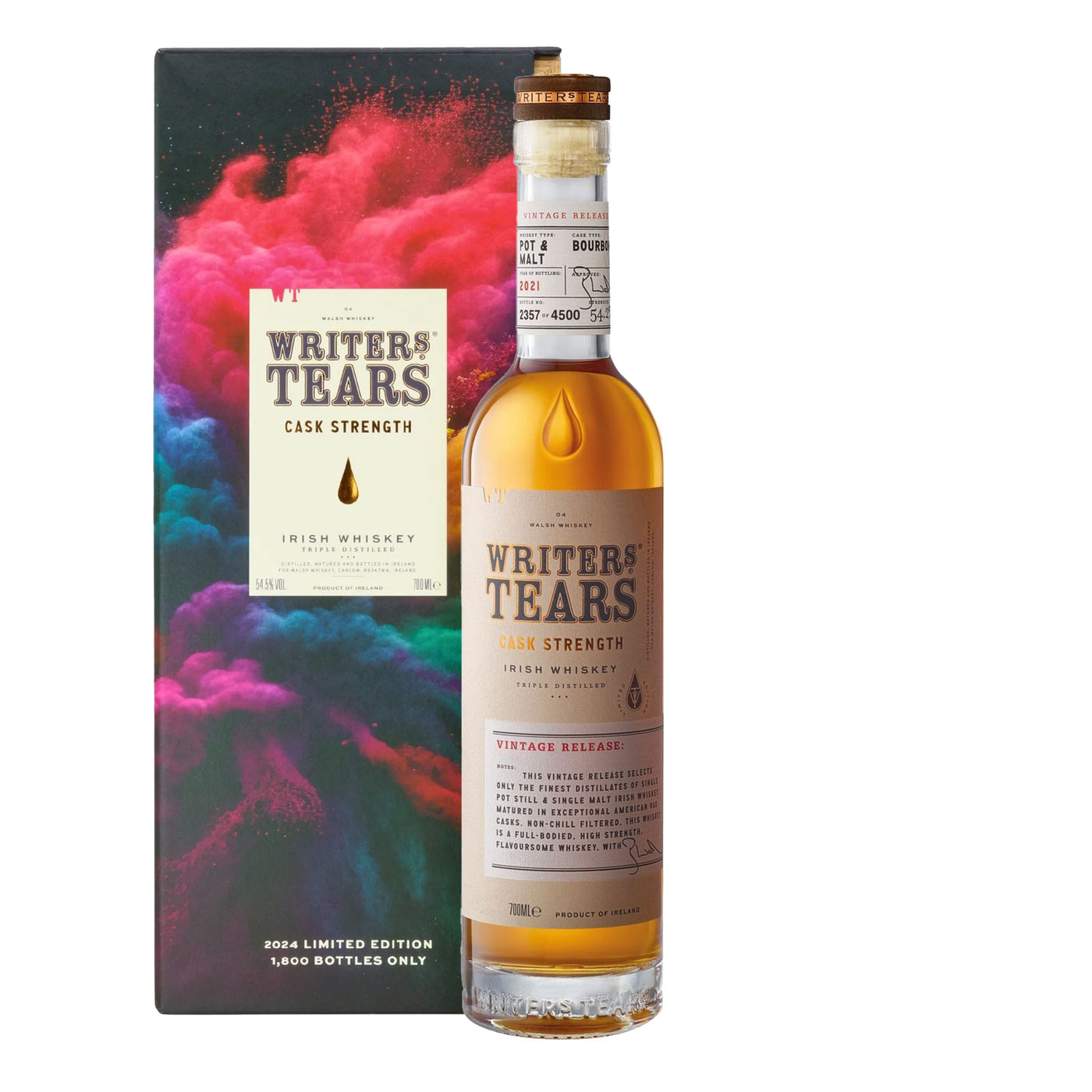 Writers Tears Rare Cask Strength Whiskey 2024