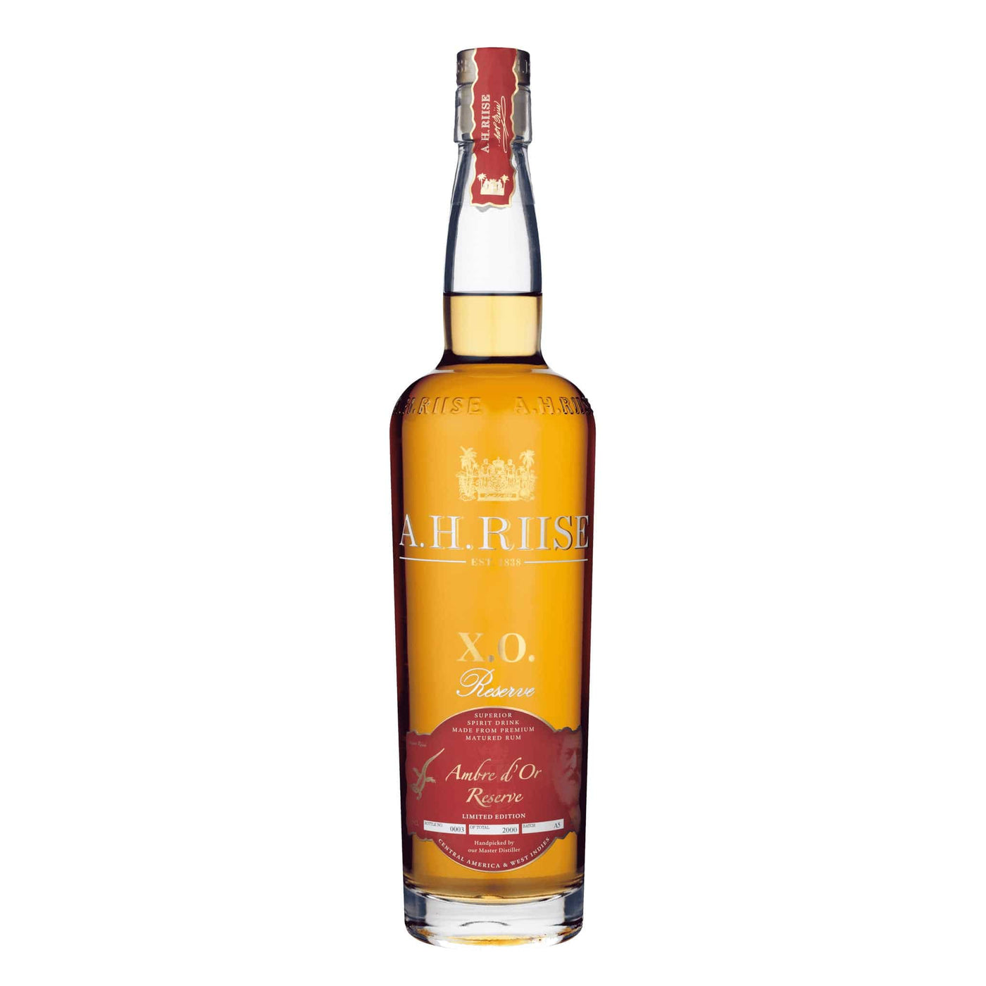 A.H. Riise XO Ambre d'Or Reserve Rum - Spiritly