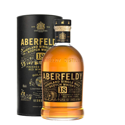 Aberfeldy 18 Years Bolgheri Tuscan Cask Finish Whisky - Spiritly