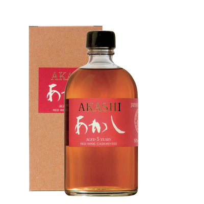 Akashi 5 Years Red Wine Cask Whisky - Spiritly