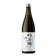 Bottle of Akashi Honjozo Genshu Tokubetsu Gohyak Sake, a premium Japanese sake with traditional label, in a clear glass bottle.