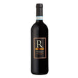 Bottle of Alpha Zeta Valpolicella Superiore Ripasso red wine with a dark label, displayed upright on a wooden surface.
