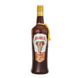 Bottle of Amarula Cream Liqueur, a creamy non-agency liqueur with a distinctive beige color and branded label on the bottle