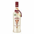 Bottle of Amarula Marula Liqueur, a non-agency liqueur with a distinctive cream and marula fruit flavor, displayed on a wooden surface.