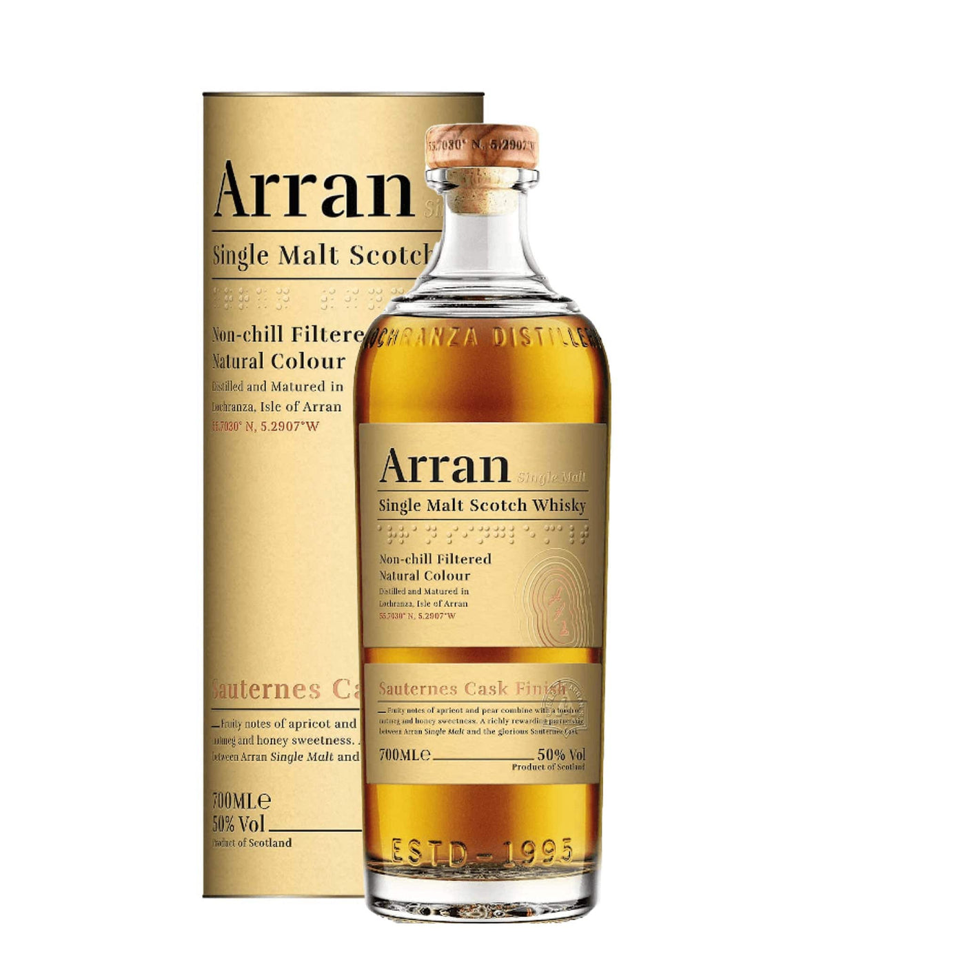 Arran Sauternes Cask Finish Whisky - Spiritly