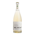 Bottle of Spiritly Basic Instinct Pet’ Nat’ Blanc sparkling wine, showcasing the label and clear glass bottle.