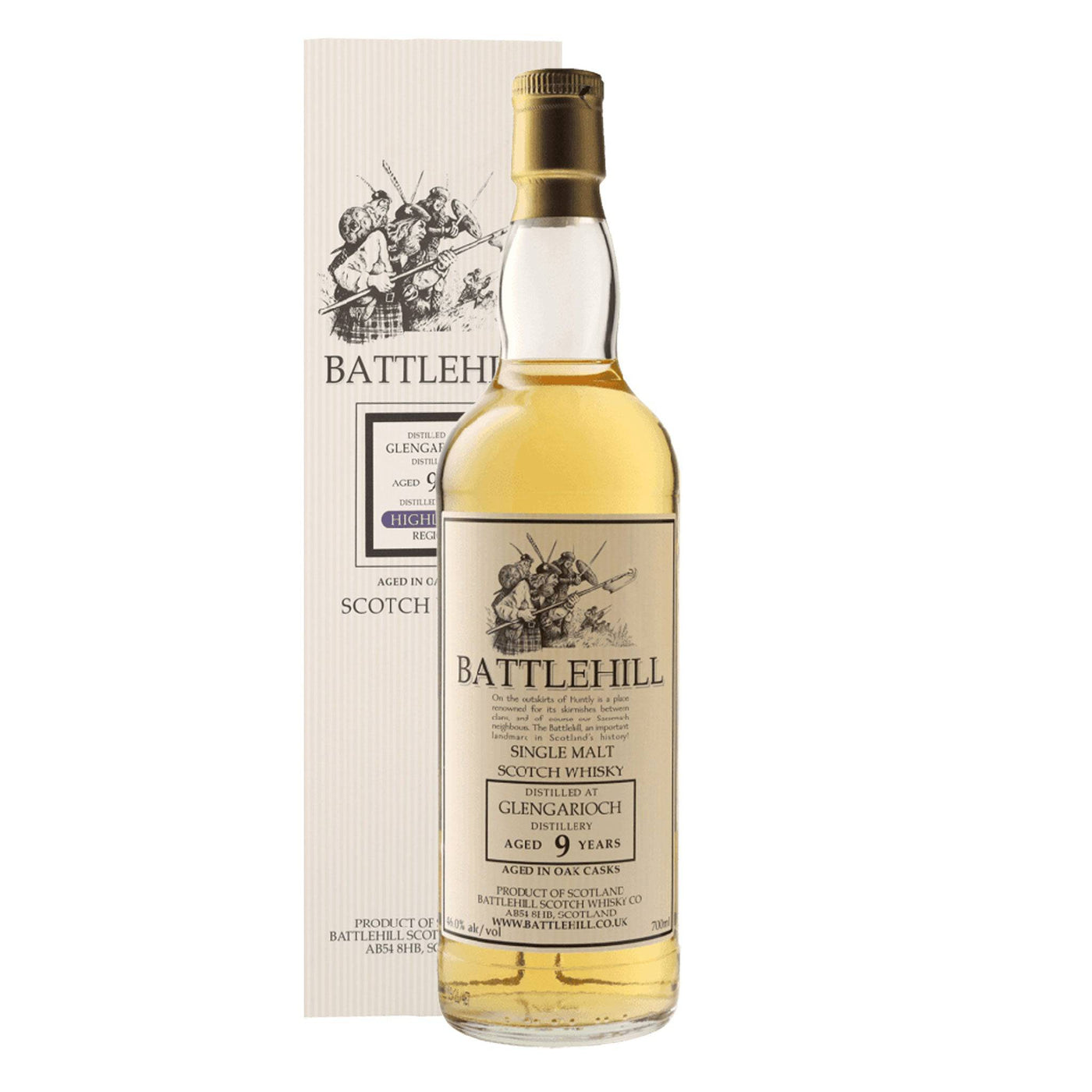 Battlehill Glengarioch 9 Years Whisky - Spiritly