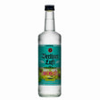 Berliner Luft Lindenblüte non-agency liqueur bottle with green and white label and silver cap, close-up shot.