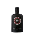 Black Tomato Gin bottle from Black Tomato, a non-agency gin with a sleek black label and clear glass showcasing the product.
