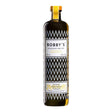 Bobby's Pinang Raci Gin bottle with label, showcasing the non-agency gin brand and distinctive design.