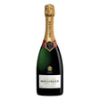 Bollinger Special Cuvee Champagne bottle, sparkling wine with elegant gold foil and classic label, on a white background.